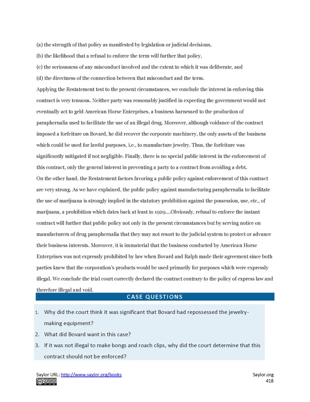 Business Law and the Legal Environment - Page 418